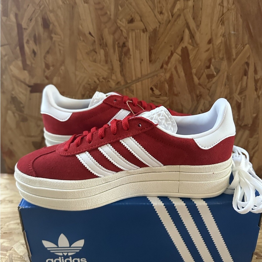 Adidas VL Court Bold Women's Red Sneakers - Picture 6 of 6